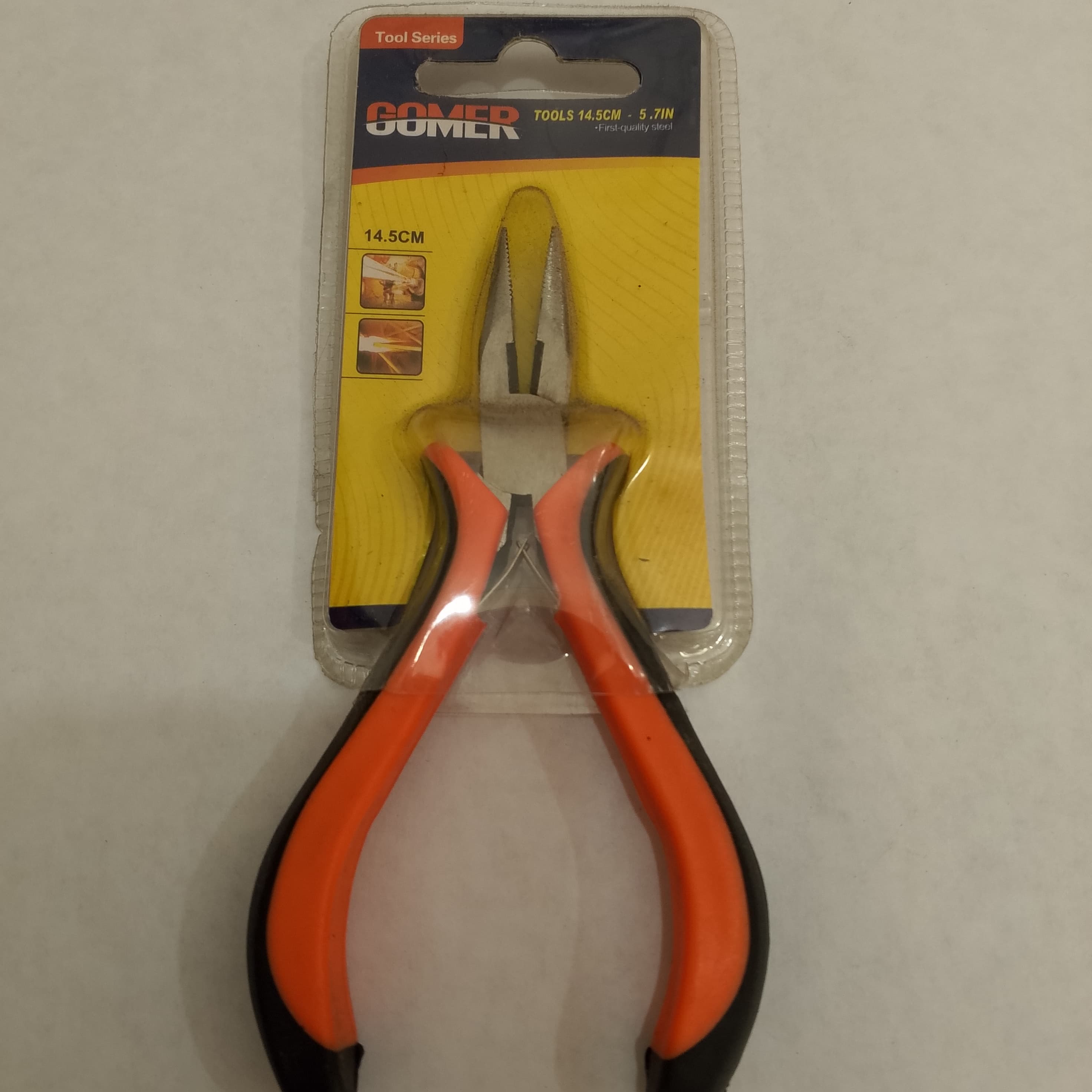 Pinza punta recta 4"