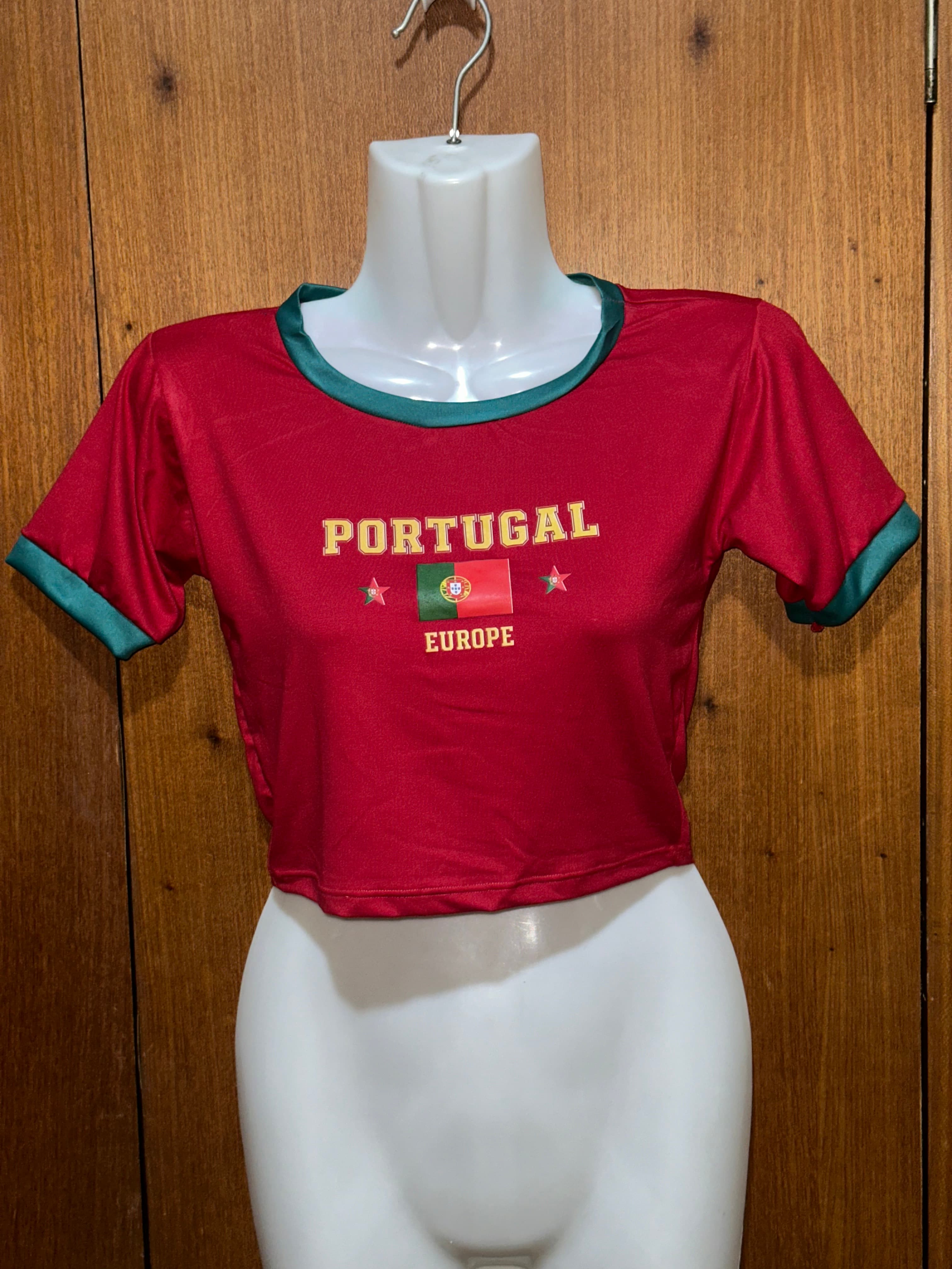 Croptop Portugal Roja