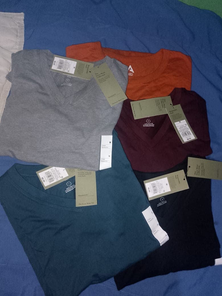 Franelas colores surtidos