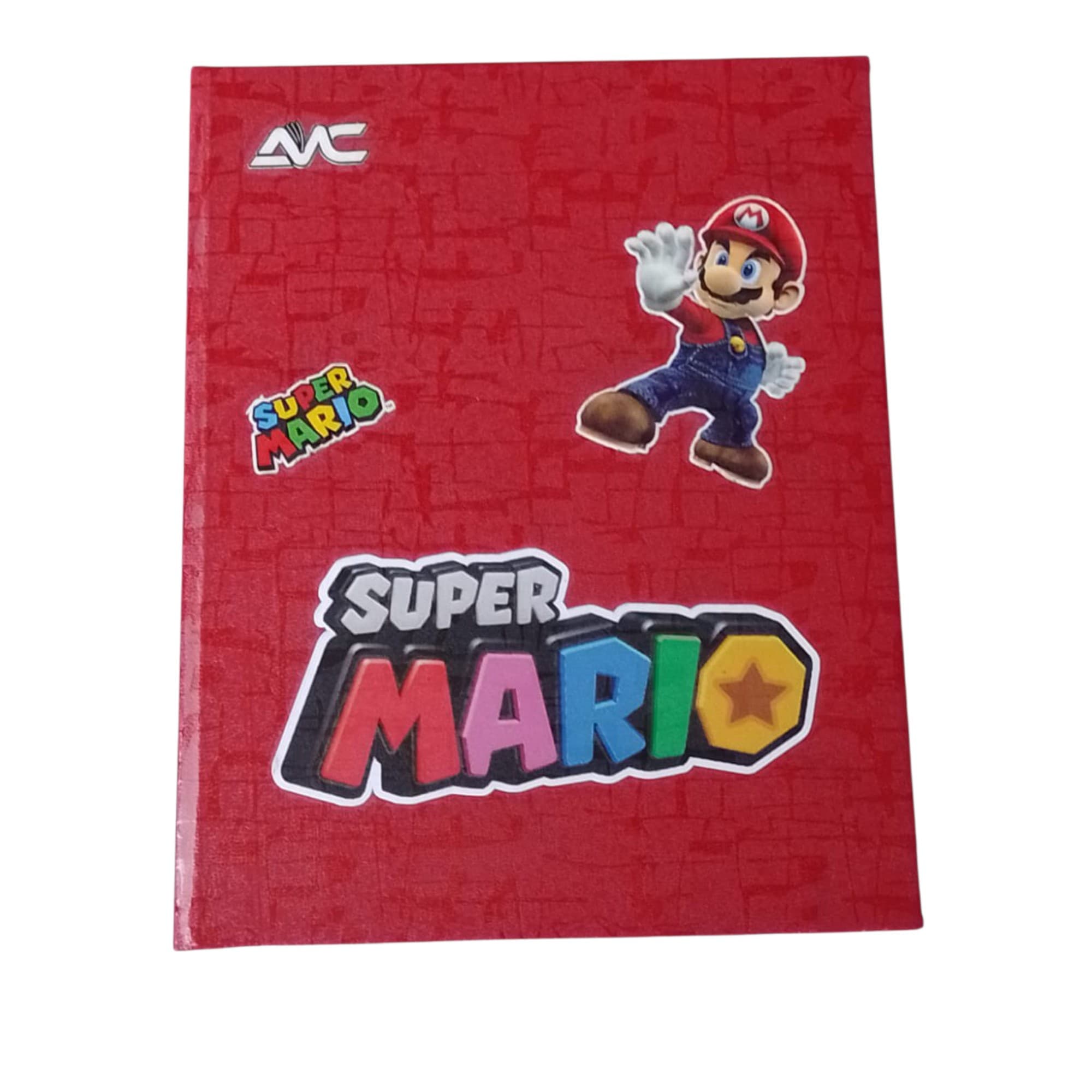 Libreta Súper Mario Rubí Hojas Mixtas 