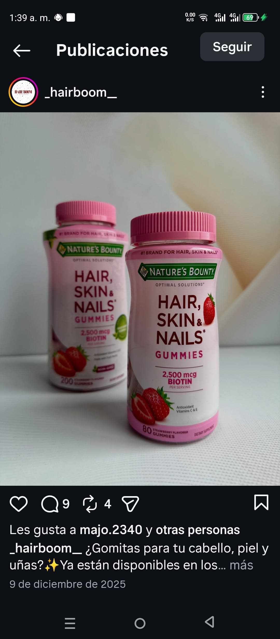 Hair skin nails
